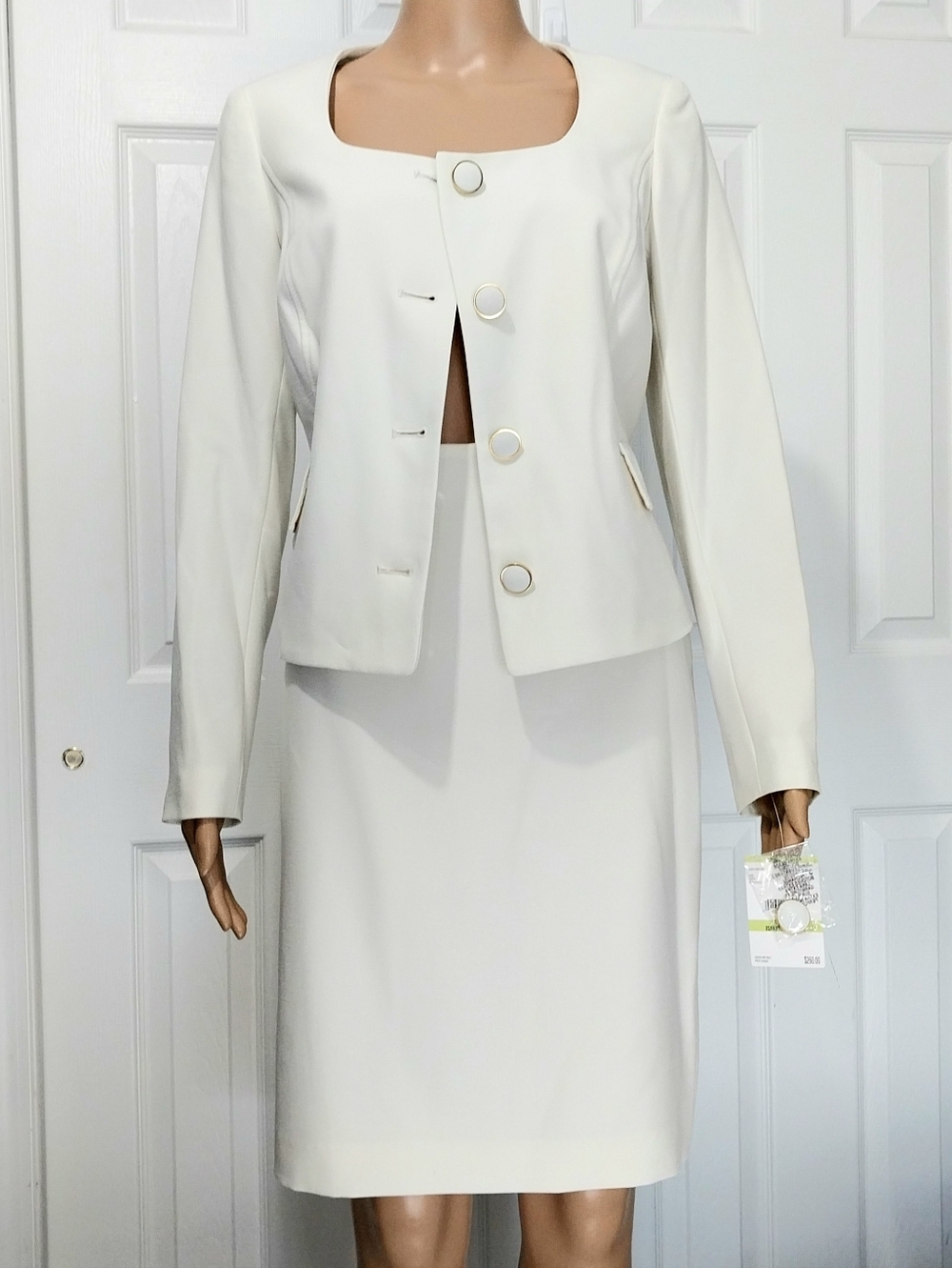 Nipon Boutique Two-Piece Skirt Suit, NWT, Size 4